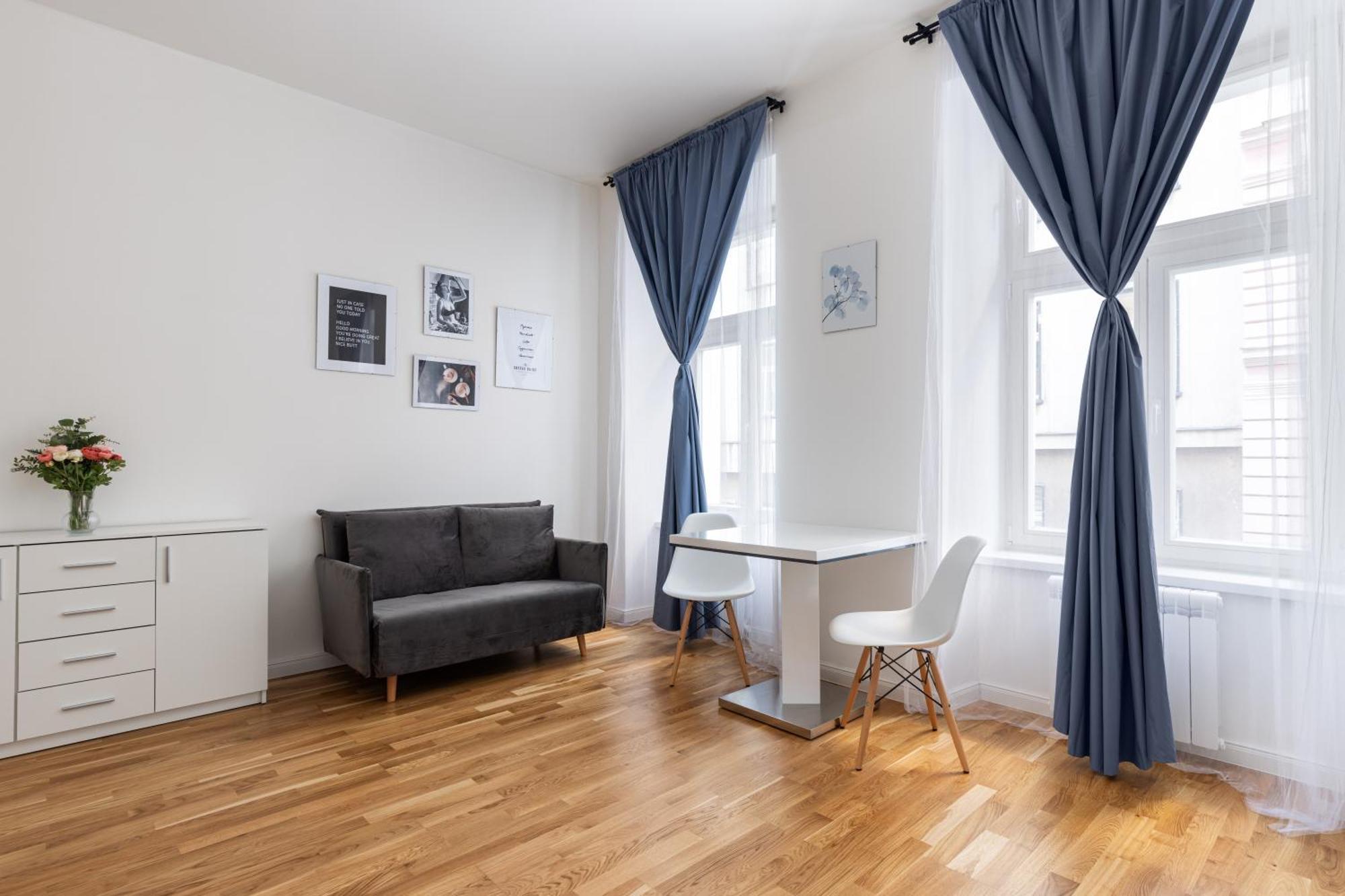 Stay2Gether Blue Vibe Studio - Metro Florenc Prag Eksteriør billede